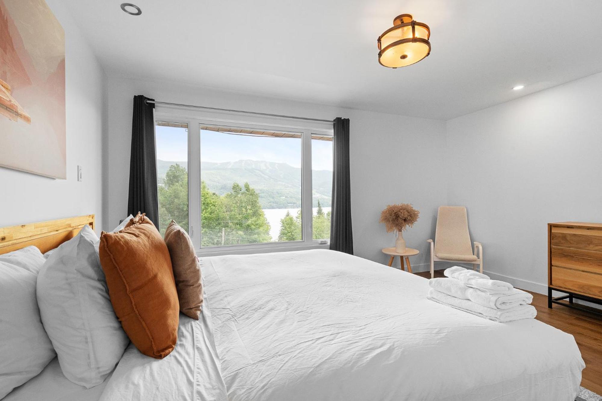 Modern Warm Condo With Views Of Mont Tremblant ภายนอก รูปภาพ